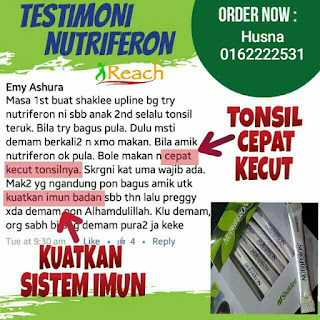 Produk kecutkan bengkak tonsil