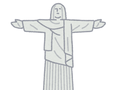 70以上 ブラジル キリスト像 イラスト 346939-ブラジル キリスト像 イラスト