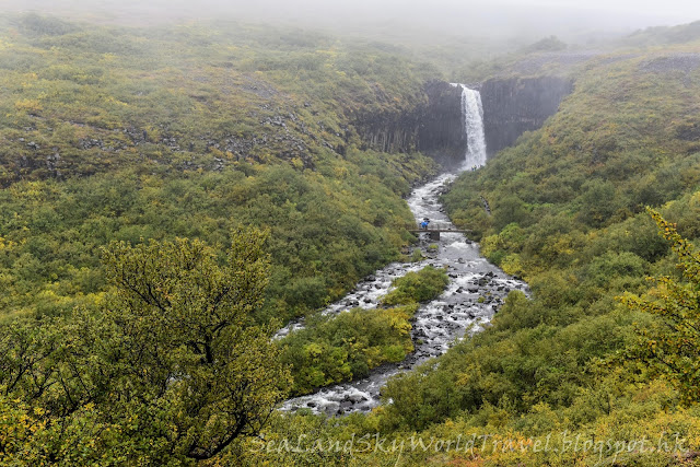 冰島, Iceland, Skáftafell, Svartifoss 瀑布