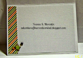 Yvonne S. Morentin - http://adventureofthecreativemind.blogspot.com/