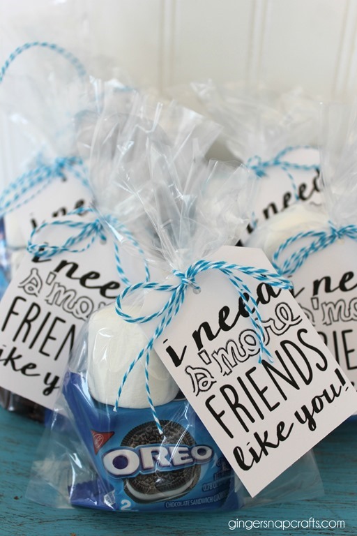 s'more treat bags #gingersnapcrafts