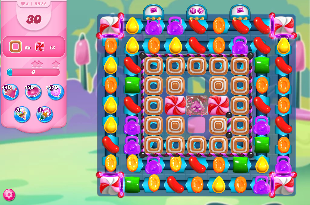 Candy Crush Saga level 9911