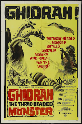 Ghidrah, the Three-Headed Monster (San daikaijû: Chikyû saidai no kessen) (1964, Japan) movie poster