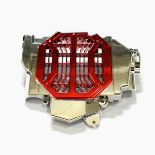 Cover Radiator Vario Red Crome