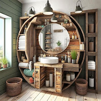 40 ideas de muebles de madera creados por Inteligencia Artificial