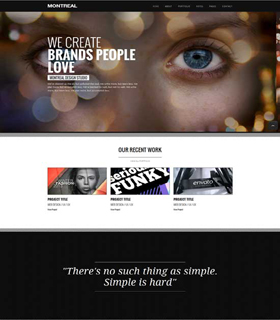 Montreal - Responsive Creative Drupal Theme 