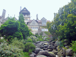 Cragside, from below