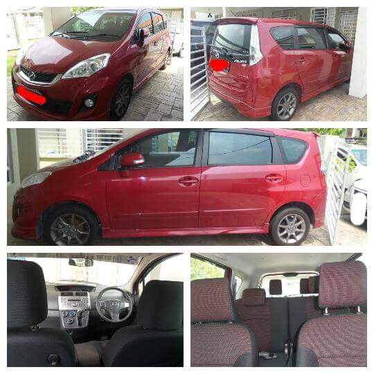 Mpv sewa proton exora perodua alza nissan grand livina 