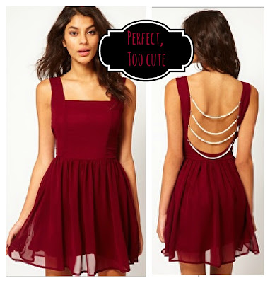 Rare Chiffon Skater Dress With Pearl Back