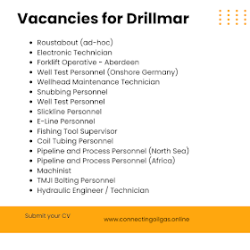 Vacancies for Drillmar 