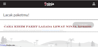 Cara kirim paket Lazada lewat Ninja Xpress
