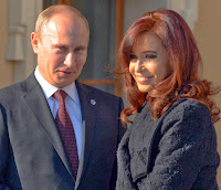 Cristina Kirchner and Vladimir Putin