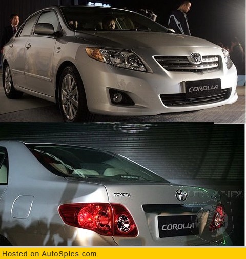 The refreshed Toyota Corolla