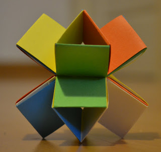 Kusudama Octaedro Modulo Heinz Strobl