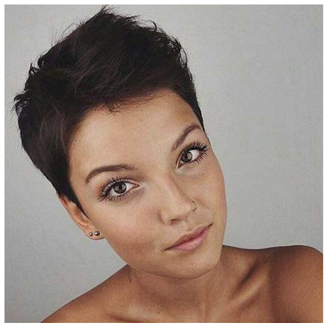 pixie cut edgy