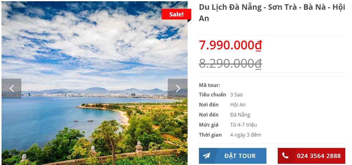 Du Lịch Đà Nẵng - Sơn Trà - Bà Nà - Hội An 4N3Đ