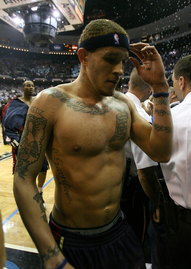 nba player tattoos. Players like Delonte West can