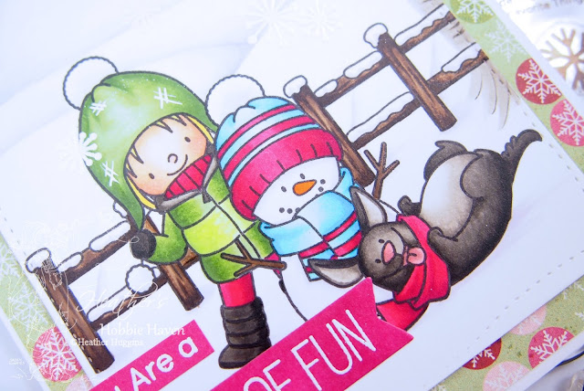 Heathers Hobbie Haven│Copic Markers│My Favorite Things│Snow Buddies