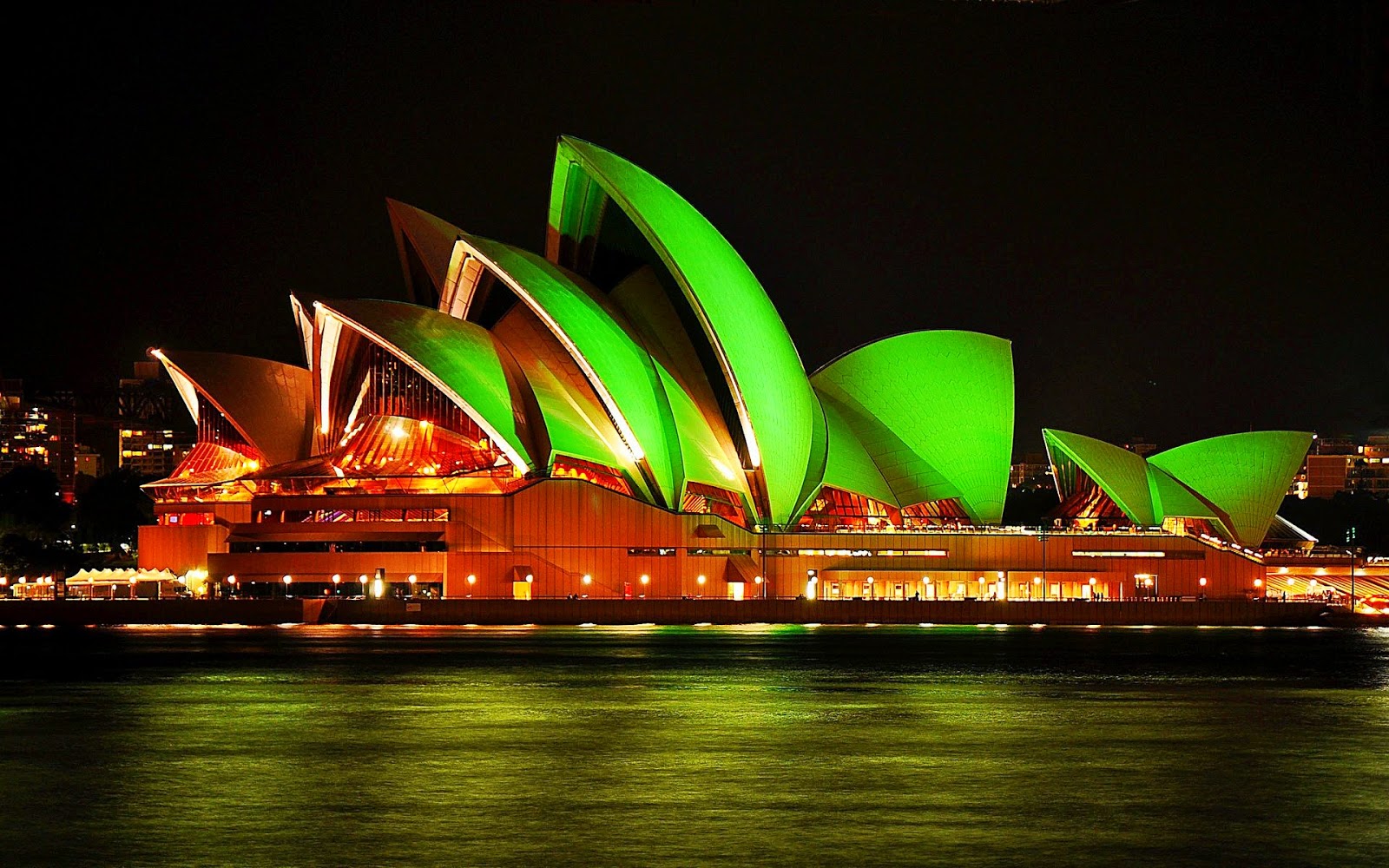 Colorful Sydney Opera House