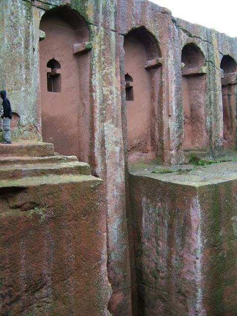 Iglesias talladas en la roca Lalibela, Etiopía