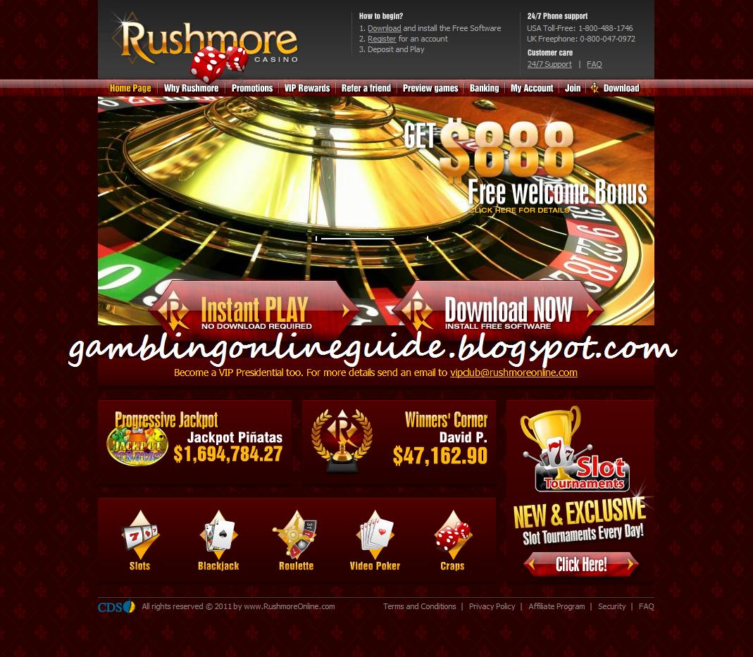 Rushmore Casino Review: Gambling Online Guide