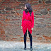 OOTD: Crossed over red dress / Diva-Charms.com