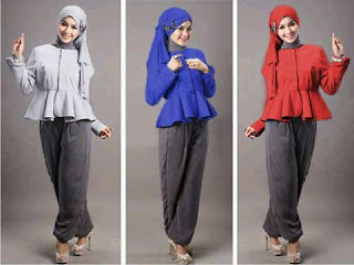 baju muslimah 3 in 1 set