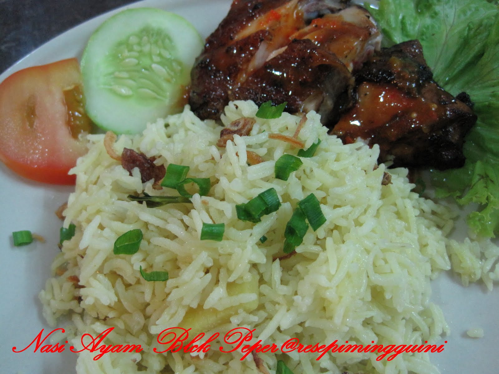 Nasi Ayam Black Pepper  Resepi Minggu Ini