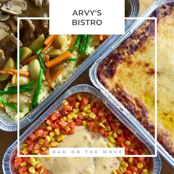 Arvy's Bistro food trays review