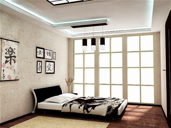 Japanese bedroom lighting ideas