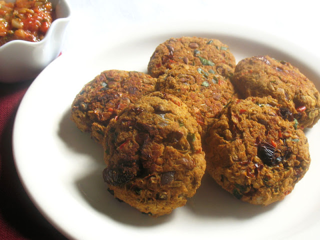 Spicy Red Lentil Patties