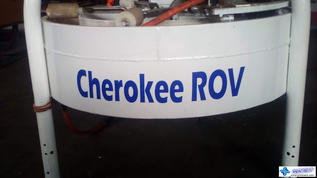 Cut-Out Vinyl Letters - Cherokee ROV