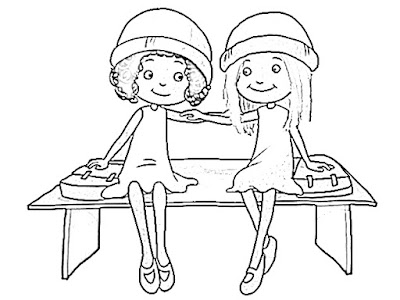 Desenhos da Milly e Molly para Colorir e Imprimir