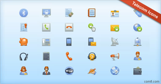 Five Free Icons 

Sets for Web Designers and Bloggers 
