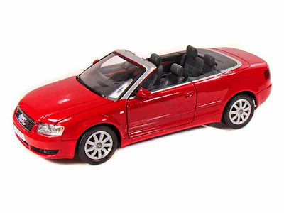 2004 Audi A4 Cabriolet Red 118 Scale Diecast Model Car