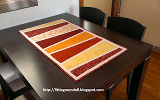 Camino de mesa patrón Table Runner Pattern