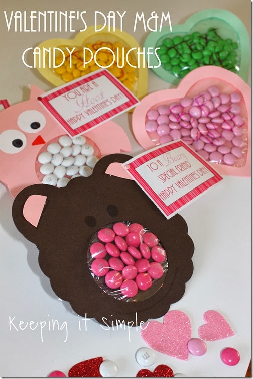 Download Easy Valentine S Day Craft Idea M M Candy Pouches Free Printable Keeping It Simple