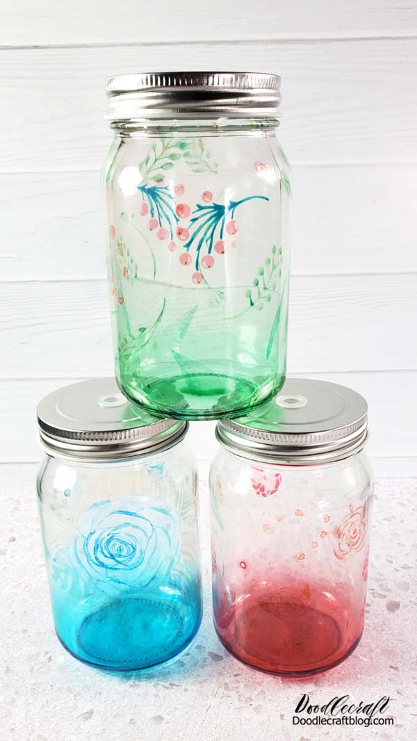 Glass Sealed Tank with Glass Lids Creative Love Storage Tank Glass Bottles  Glass Jar and Lids