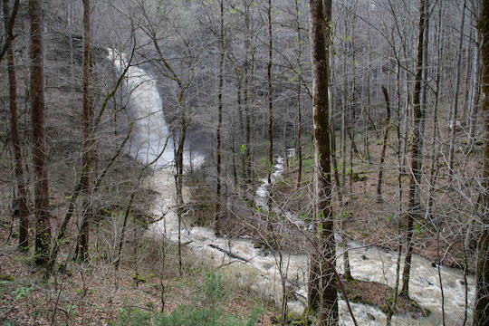 Lost Creek Falls wide view