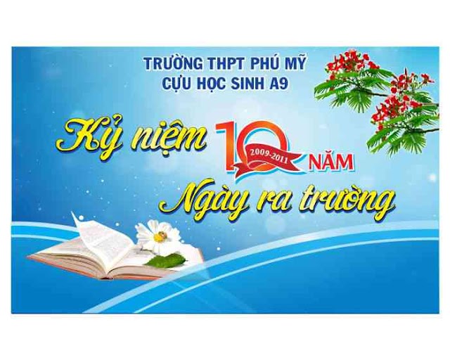 BACKGROUND KỶ NIỆM 10 NĂM RA TRƯỜNG CRD