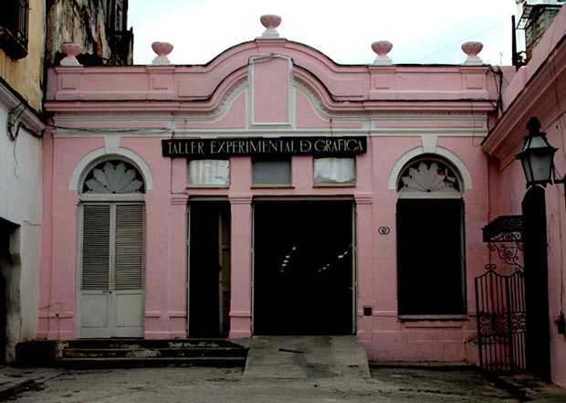 El Taller Experimental de Gráfica en la Habana Vieja 