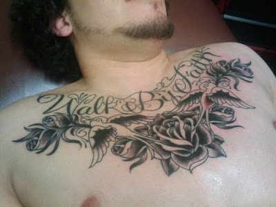 Chest Piece Tattoos simple designs