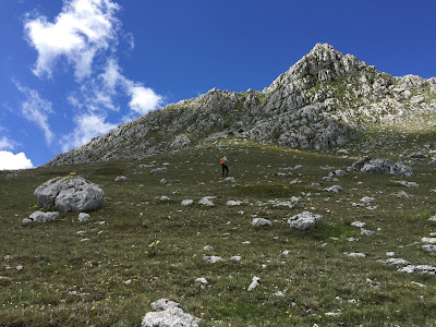 Views of the Monte Bolza ridge hike.