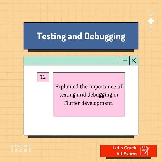 Flutter: Testing and Debugging