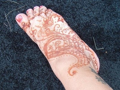Henna Foot Tattoo Pictures