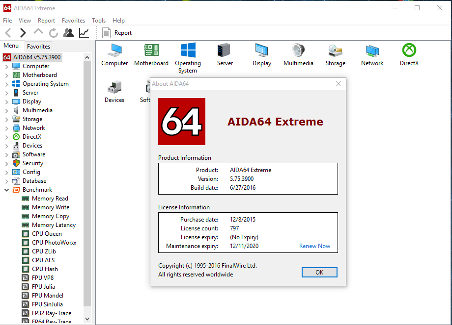 foxsin tech: AIDA64 Extreme Edition 5.80 Serial Key Is ...