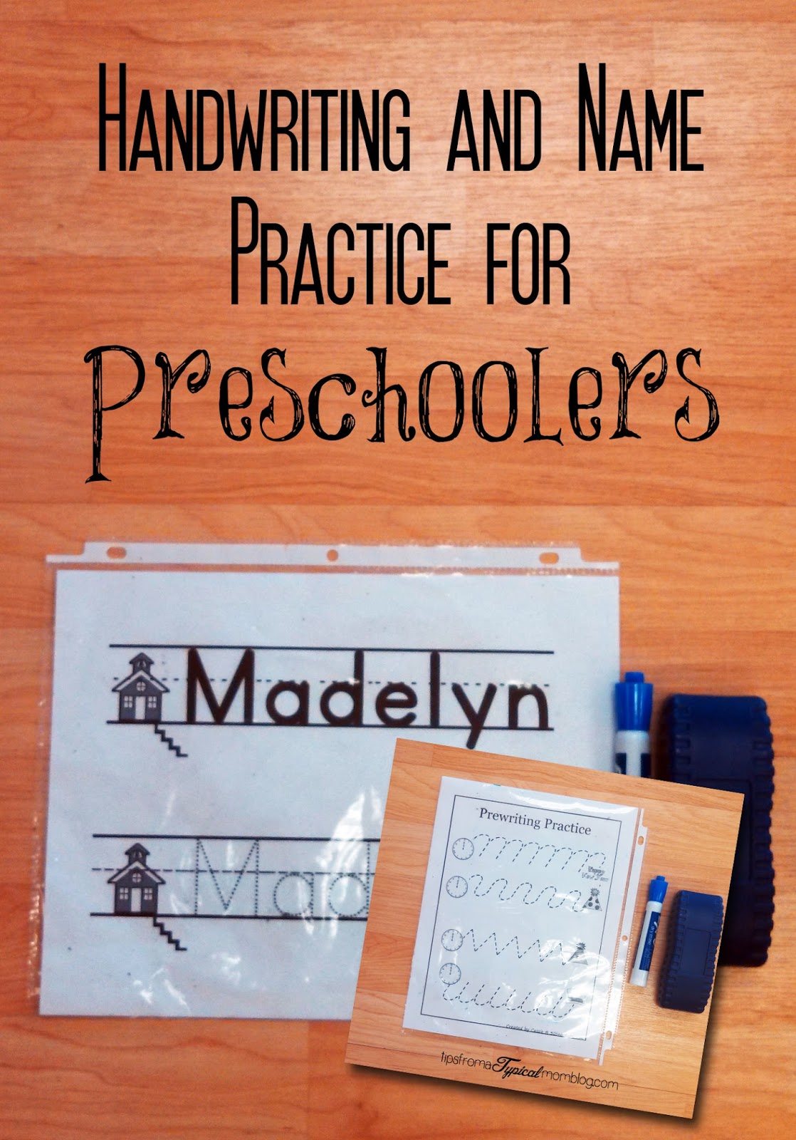Name and Handwriting Practice Ideas for Preschoolers - Tips from a