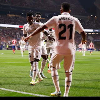 REAL MADRID 2-1 ATLETICO: MADRID TOPS LA LIGA TABLE AFTER WINNING THE DERBY