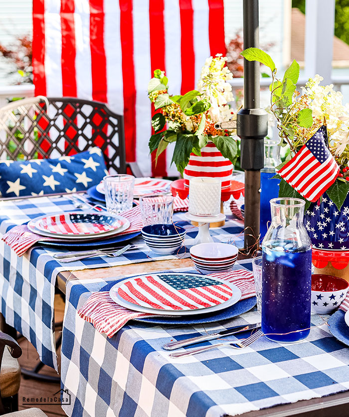 Patriotic table