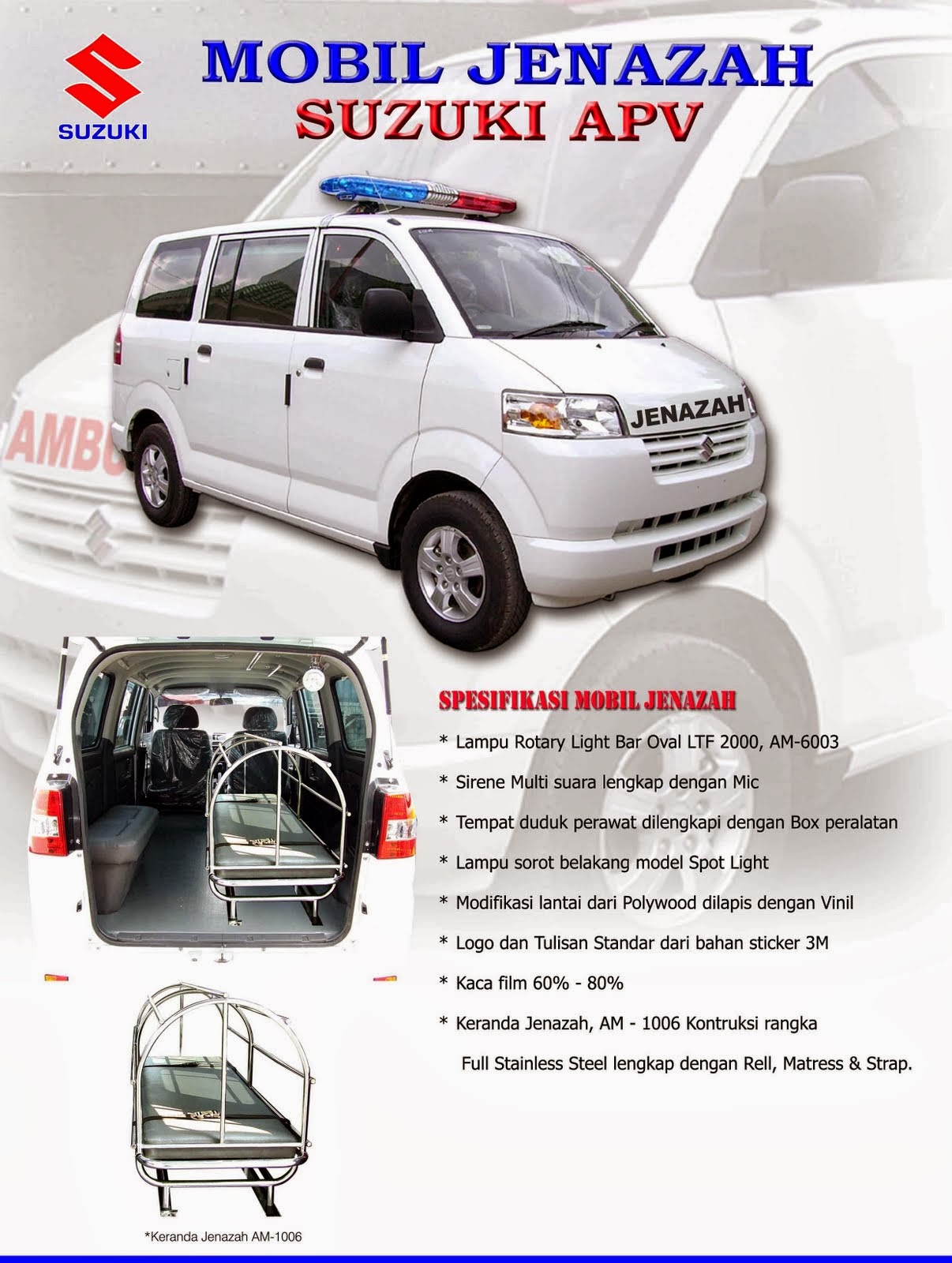 Paket Kredit Mobil Suzuki APV Ambulance